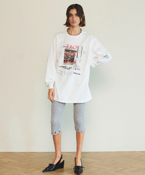 MAISON SPECIAL（メゾンスペシャル） 長袖カットソー FREE ホワイト