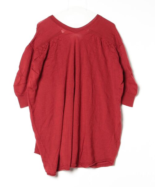 「iliann loeb」 長袖ニット FREE レッド レディース_画像2