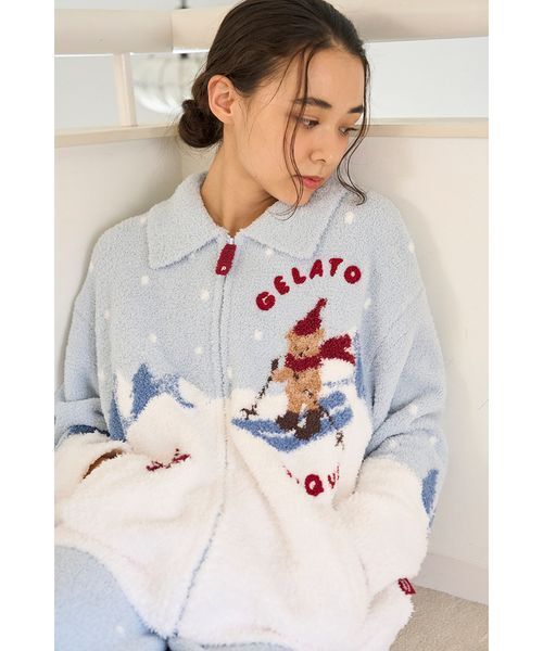 gelato pique（ジェラートピケ） パジャマ ルームウェア 「HOLIDAY