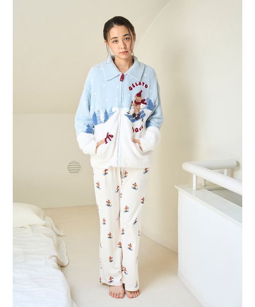 gelato pique（ジェラートピケ） パジャマ ルームウェア 「HOLIDAY