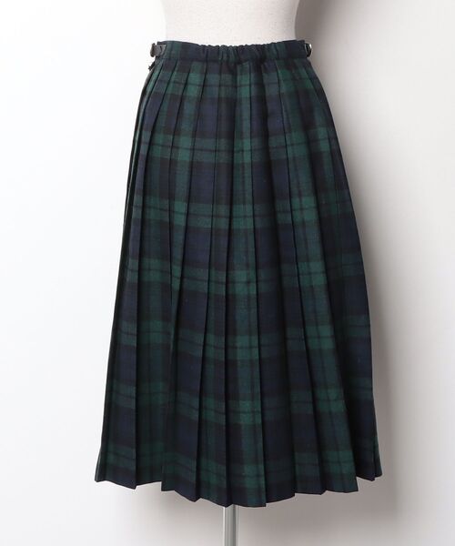 「O'NEIL of DUBLIN」 スカート 8 ブラック×グリーン レディース_画像2