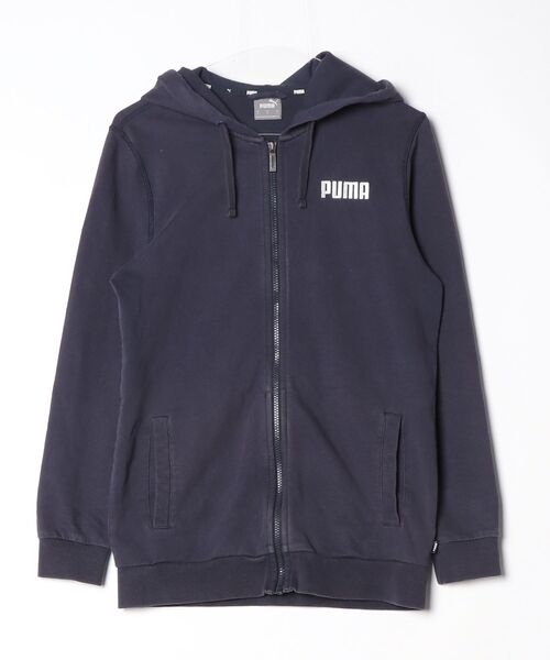 PUMA（プーマ） ジップアップパーカー S ネイビー メンズ : ZOZOTOWN