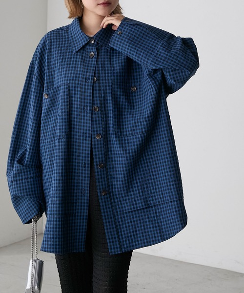 forksy.（フォルクシー） 長袖シャツ FREE ブルー レディース