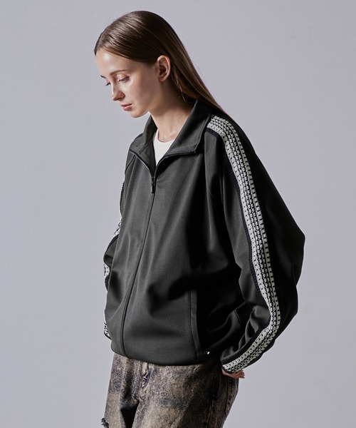 CLEL（クレイル） ジャージブルゾン S ライトグレー メンズ : ZOZOTOWN