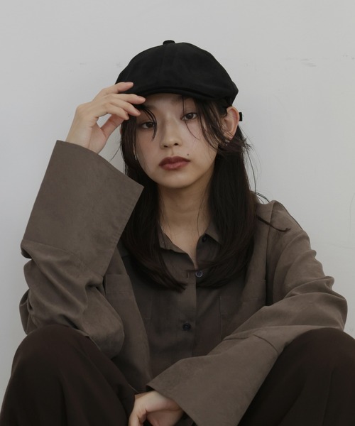 ハンチング帽子　ベレー帽 hellam（ヘラム） 帽子 ベレー帽 スウェードハンチング レディース