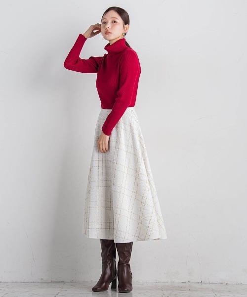 「QUEENS COURT」 ロングスカート S ブラック系その他 レディース_画像5