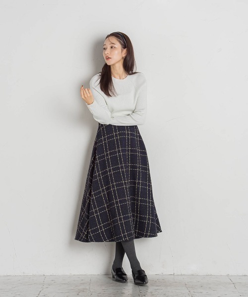 「QUEENS COURT」 ロングスカート S ブラック系その他 レディース_画像9