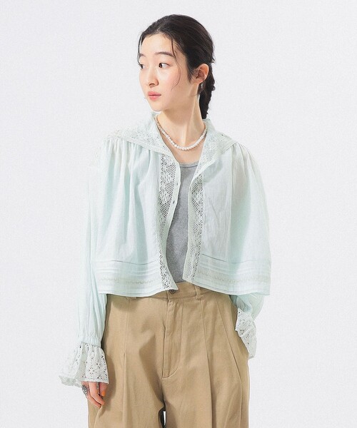 BEAMS BOY ヴィンテージレースブラウス BEAMS BOY（ビームス ボーイ） ブラウス シャツ ヴィンテージ レース