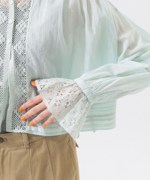 BEAMS BOY ヴィンテージレースブラウス BEAMS BOY（ビームス ボーイ） ブラウス シャツ ヴィンテージ レース