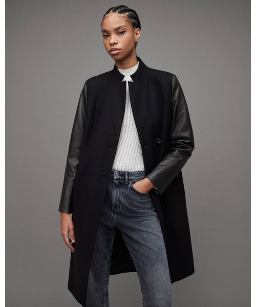 ALLSAINTS（オールセインツ） チェスターコート 4 ブラック レディース