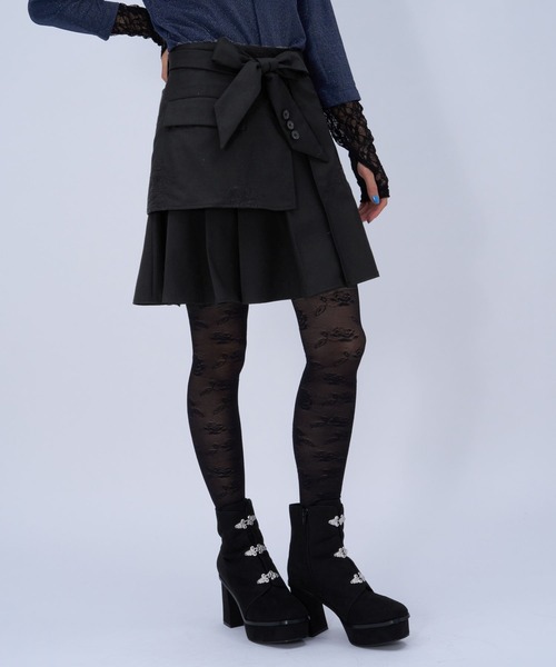 HARE（ハレ） スカート Flowerシシュウミニスカート(HARE) : ZOZOTOWN