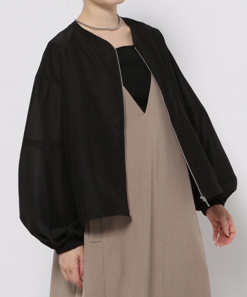 「GLOBAL WORK」 ブルゾン X-SMALL アイボリー レディース_画像6