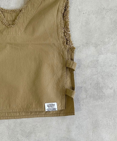 「BIG FIELD」 「KIDS」ノースリーブブラウス L ベージュ キッズ_画像5