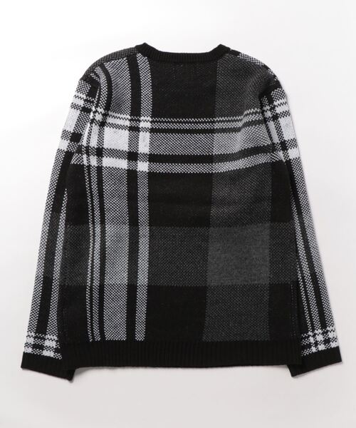 「NICOLE CLUB FOR MEN」 長袖ニット LARGE ブラック メンズ_画像2