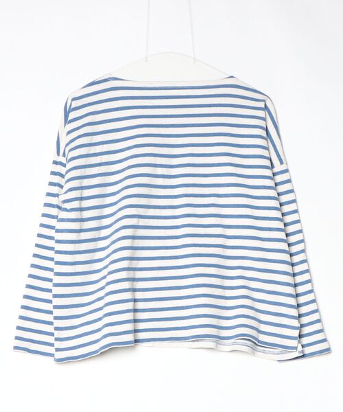 「ORCIVAL」 ボーダー柄長袖カットソー FREE ブルー レディース_画像2