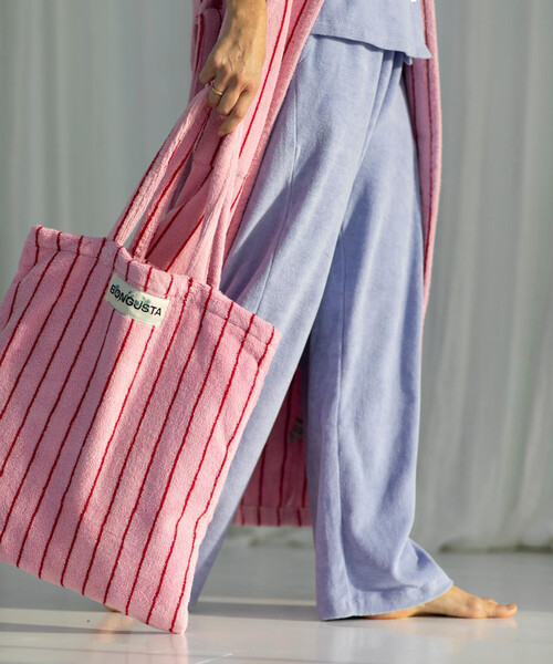 トートバッグ BONGUSTA/ボングスタ NARAM TOTE BAG / パイル地トートバッグ レディースの画像