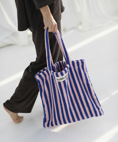 トートバッグ BONGUSTA/ボングスタ NARAM TOTE BAG / パイル地トートバッグ レディースの画像