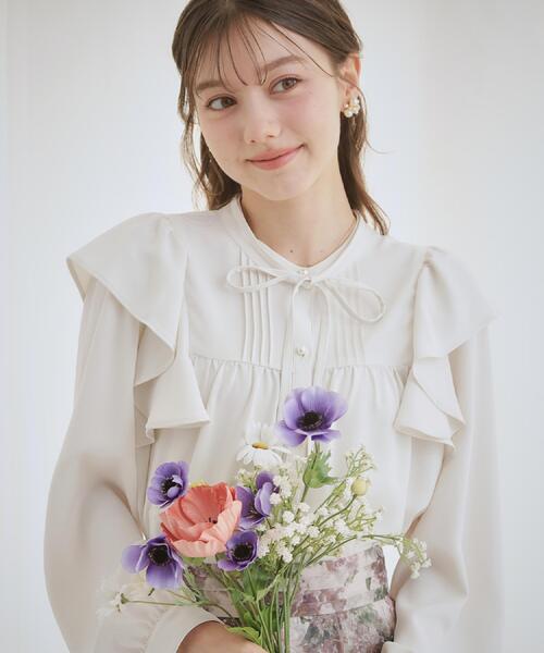 Couture Brooch（クチュール ブローチ） ブラウス シャツ 「洗える