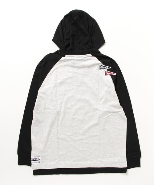 「AAPE BY A BATHING APE」 プルオーバーパーカー SMALL ブラック メンズの画像