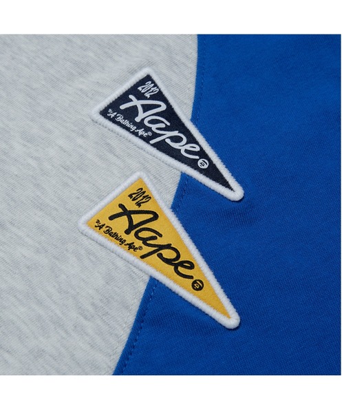 「AAPE BY A BATHING APE」 プルオーバーパーカー SMALL ブラック メンズの画像