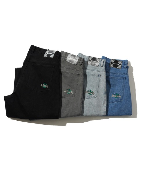 「Subciety」 デニムパンツ LARGE ブルー メンズ_画像9