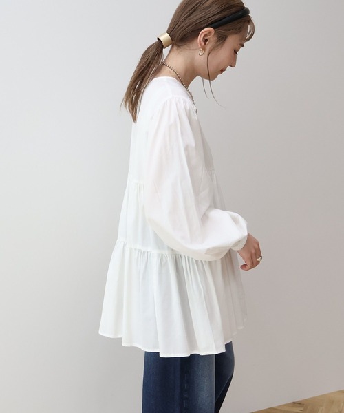 【美品】ティアードギャザーブラウス AMERICAN HOLIC（アメリカンホリック） ブラウス シャツ 「WEB限定