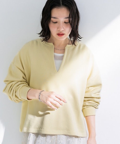Green Parks（グリーンパークス） tシャツ SET2点 深Vネック裏毛+プル