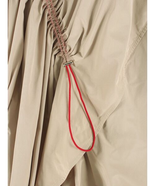 UN3D.（アンスリード） ロング スカート 夏 WAVE DRAWSTRING FLARE SK