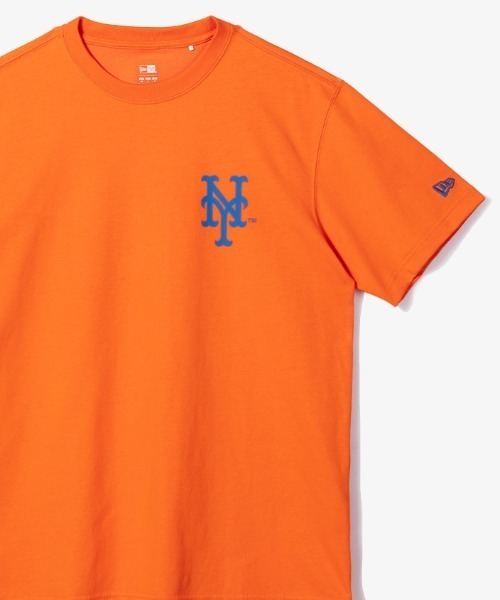 NEW ERA（ニューエラ） 半袖Tシャツ M オレンジ メンズ : ZOZOTOWN