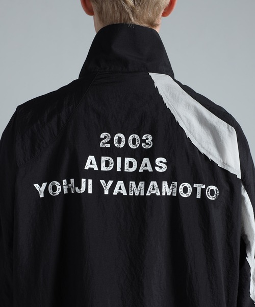 Y-3 ブルゾン アウター RAW EDGE 3 STRIPES NYLON SHELL JACKET メンズ