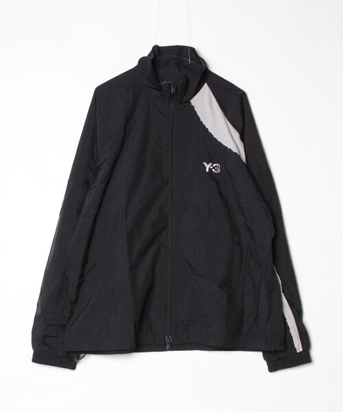 Y-3 ブルゾン アウター RAW EDGE 3 STRIPES NYLON SHELL JACKET メンズ
