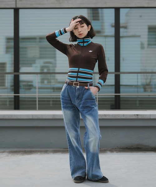 adidas（アディダス） ジャージ ビンテージ TT ハイ ニット リブ