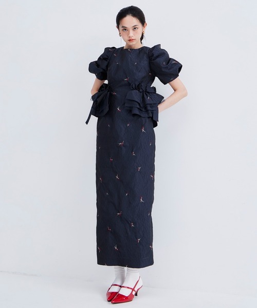 ANDRESD ドレス ブロッサムフリルドレス / blossom frill dress