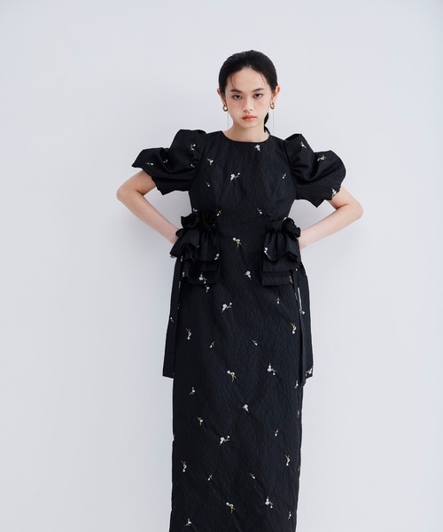 ANDRESD ドレス ブロッサムフリルドレス / blossom frill dress