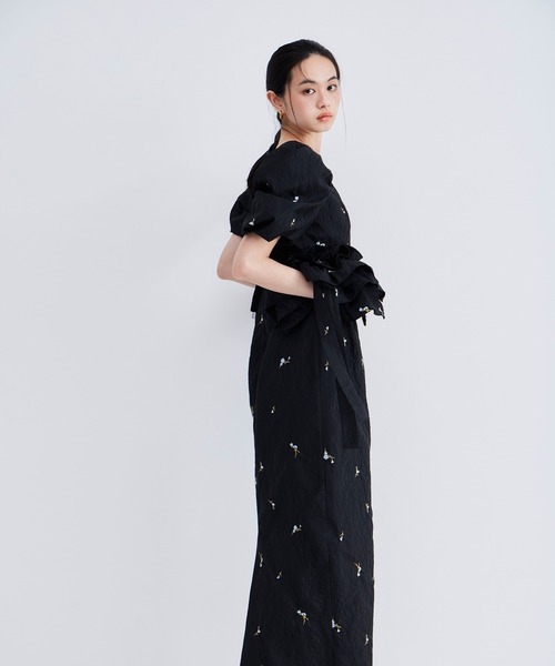 パーティードレス ドレス ブロッサムフリルドレス / blossom frill dressの画像