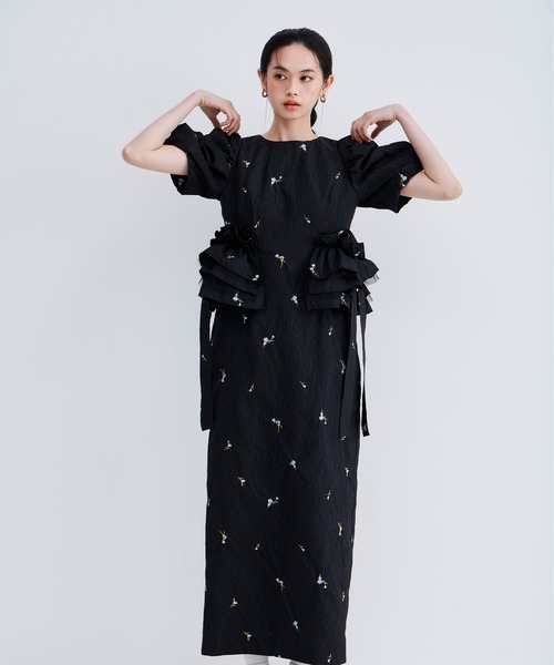 パーティードレス ドレス ブロッサムフリルドレス / blossom frill dressの画像
