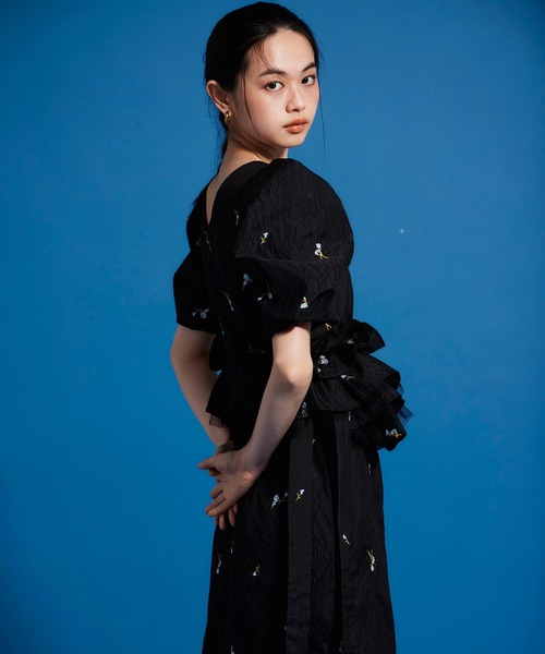 ANDRESD ドレス ブロッサムフリルドレス / blossom frill dress