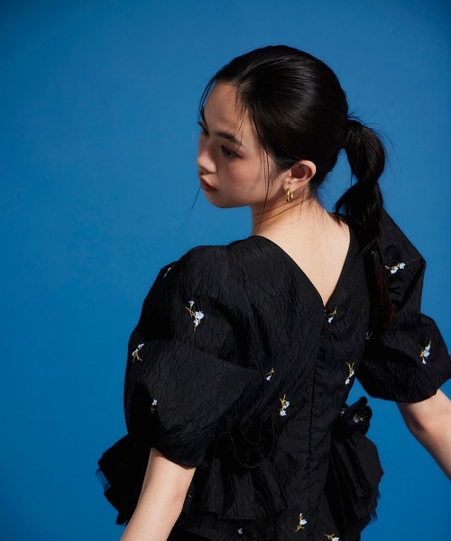 パーティードレス ドレス ブロッサムフリルドレス / blossom frill dressの画像