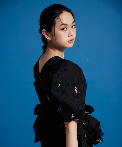 パーティードレス ドレス ブロッサムフリルドレス / blossom frill dressの画像