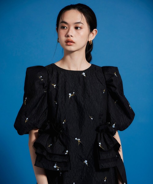 パーティードレス ドレス ブロッサムフリルドレス / blossom frill dressの画像