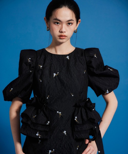 パーティードレス ドレス ブロッサムフリルドレス / blossom frill dressの画像