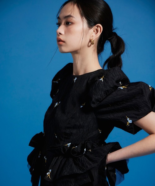 パーティードレス ドレス ブロッサムフリルドレス / blossom frill dressの画像