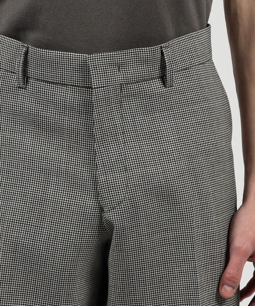 スラックス トロピカルウーステッド ノープリーツスラックス ALFRED BROWN メンズの画像