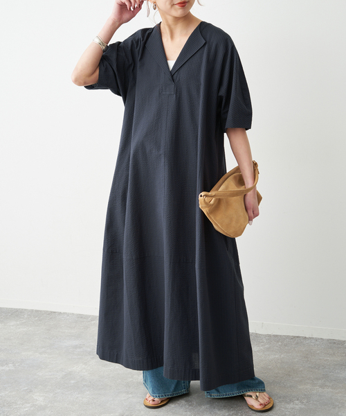Spick＆Span（スピック アンド スパン） ワンピース パフスリーブ
