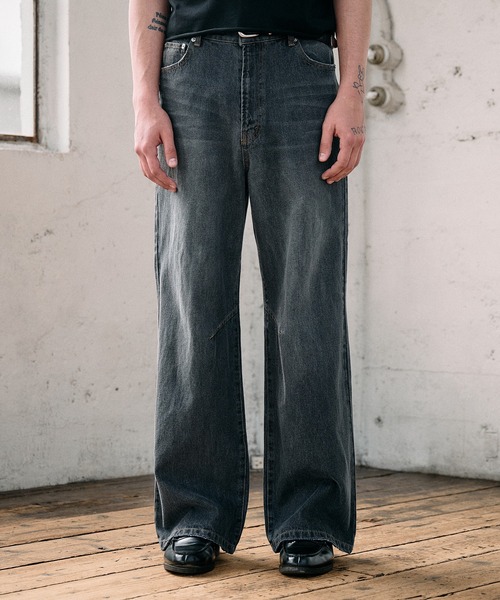 Regen Glanz ジーンズ articulated narrow flared denim pants