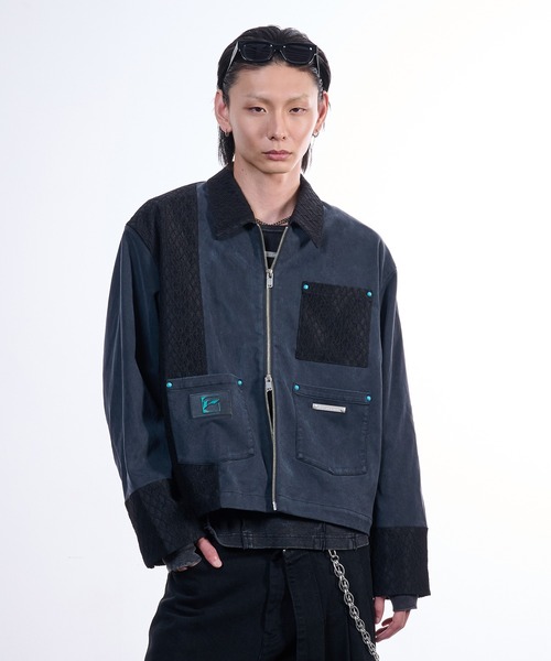 VI E DIT ブルゾン アウター Lace Detroit Jacket/レースデトロイト