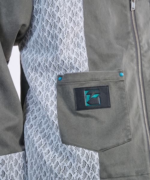 VI E DIT ブルゾン アウター Lace Detroit Jacket/レースデトロイト