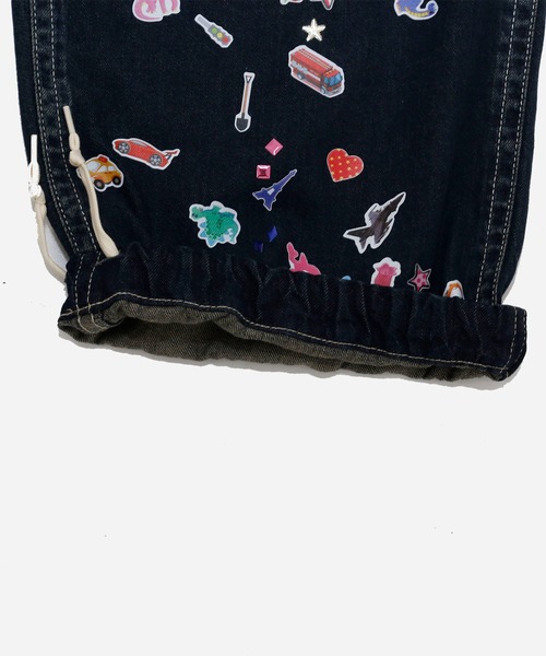 ワイドパンツ ジーンズ 「MIHARAYASUHIRO/ミハラヤスヒロ」BAKER JEANS w STICKER メンズの画像