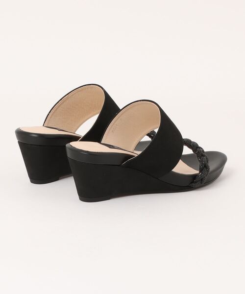 「LANVIN collection」 ミュール L(24.5cm) ブラック レディース_画像2