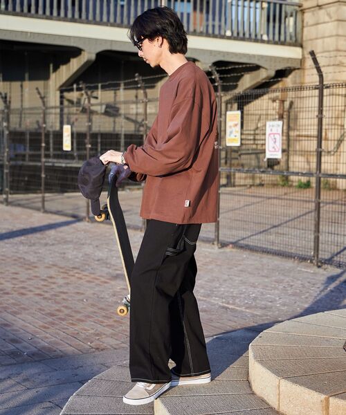 「BEN DAVIS」 カーゴパンツ LARGE アイボリー メンズ_画像3